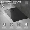 LuxeBath piatto doccia 120x80cm Nero Piatto doccia SMC Anteprima dell’immagine prodotto 2