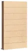 vidaXL Półka na płyty CD brązowy dąb 102x23x177,5 cm Podgląd zdjęcia produktu 5
