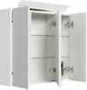 Badezimmer Spiegelschrank 3-türig LED-Lampe 70 cm Grafit Produktbild-Vorschau 15