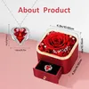 Ewige Echte Rose mit Halskette, Geburtstagsgeschenk, Produktbild-Vorschau 2