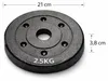 Nakládací činky 2v1 - jednoruční i obouruční, 30 kg Náhled obrázku produktu 7