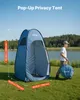VEVOR Tenda da doccia (119x119x210 cm) Tenda da toilette Anteprima dell’immagine prodotto 2