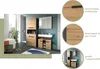 Mobiletto da bagno Canu in grigio basalto e Artisan 63 x 55 Anteprima dell’immagine prodotto 7