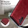 EASDNB Samsung Galaxy A55 5G Lederhülle Rot Flip Wallet Produktbild-Vorschau 6