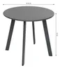Dehner Kaffeetisch Lian, ca. Ø 50 cm, Höhe ca. 45 cm, Produktbild-Vorschau 4