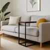 Relaxdays Beistelltisch, HxBxT: 61x45x30 cm, MDF, Metall, Produktbild-Vorschau 2
