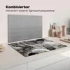 KitchenYeah© Herdabdeckplatte Marmor - Schwarz - Gold - Produktbild-Vorschau 3