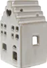 Clayre & Eef Teelichthalter Haus 14 cm Beige Porzellan Produktbild-Vorschau 2