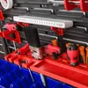 Sada stohovacích boxov 4x nástenný policový úložný systém Náhľad obrázku produktu 4