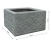 Dehner Brunnen- und Topfumrandung Rocky, ca. 62 x 62 x 37.5 Produktbild-Vorschau 3