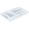 A set of modular white drawer organizers. Náhľad obrázku produktu