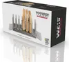 A product box for a toast rack, showing the product with toast inside. Produktbild-Vorschau