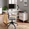 Schreibtisch Vicco Nautica Weiß 138 x 60 cm mit Schubladen Produktbild-Vorschau 4