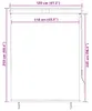 venkovní roleta vidaXL 120 x 250 cm antracitová Náhled obrázku produktu 7