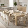 HOMCOM Uitschuifbare eettafel, 48-240 x 90 cm, eettafel Productafbeelding-voorbeeld 2