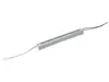 A silver LED power supply with wires attached, isolated on a white background. Produktbild-Vorschau