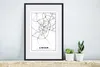 MuchoWow® Gerahmtes Poster Lingen - Karte - Stadtplan 40x60 Produktbild-Vorschau 4