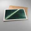 Gerahmtes Poster - Rahmen in heller Eiche - Grün Blatt Produktbild-Vorschau 3