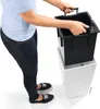 Lechuza Samozavlažovací květináč Cubico Premium 30 cm, bílá Náhled obrázku produktu 22