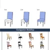 Potahy na židle Set of 6 Universal, Stretch Chair Covers Náhled obrázku produktu 4