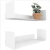 UNITURE® - 2er Set - Wandregal weiß - Moderne Regal Wand Produktbild-Vorschau 1