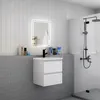Badezimmermöbel 60cm CINIC-Serie Mineralguss Waschtisch mit Produktbild-Vorschau 3
