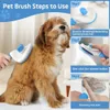 Katzen Hunde Bürste 3in1 Set Kämme in kurz und lang Haar Produktbild-Vorschau 2