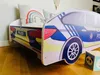 Autobett 70x140 cm Spielbett Kinderbett mit Rausfallschutz Produktbild-Vorschau 4