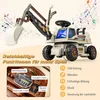 COSTWAY Escavatore da sedile per bambini da 6V con pala Anteprima dell’immagine prodotto 5
