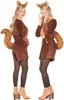Two women posing in squirrel costumes against a white background. Produktbild-Vorschau