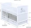 Baby-Delux Babybett Kinderbett Gitterbett Prince 60x120 Produktbild-Vorschau 10