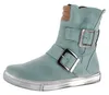 Andrea Conti Damen Stiefelette rockiger Leder Boot Riemen Produktbild-Vorschau 1