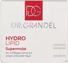 A close-up view of the front of a product box for Dr. Grandel Hydro Lipid Supermoist Day Cream. Produktbild-Vorschau