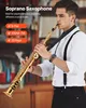 SucceBuy Sopransaxophon in B-Dur, Messing-Saxophon-Set mit Produktbild-Vorschau 2