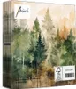 Ambiente ubrousek jedlový les akvarel 33x33 cm - dekorace Náhled obrázku produktu 3