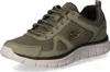 A single olive green Skechers sneaker is shown from a slight diagonal angle against a white background. Produktbild-Vorschau