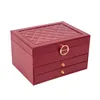 Coffret à bijoux Bestif BSB01 en simili cuir rouge - Voir les images du produit 9