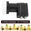 Opticum RED Quad LNB 03H 0,1 dB für 4 Teilnehmer 4K UHD Produktbild-Vorschau 4