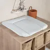 Julius Zöllner Wickelauflage Softy 65x75 Folie uni hellgrau Produktbild-Vorschau 3