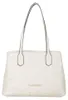 Elegante Beigefarbene Damenschultertasche mit Zwei Henkeln Produktbild-Vorschau 1