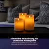 FlinQ wiederaufladbare LED-Kerzen mit beweglicher Flamme – Produktbild-Vorschau 5