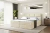 A bedroom scene with a bed, nightstand, and window. Produktbild-Vorschau