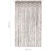vidaXL Makramee Vorhang Taupe 140x240 cm Baumwolle -  Produktbild-Vorschau 9