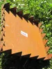 Trittplatte oder Wegplatte aus Metall für den Garten Produktbild-Vorschau 1