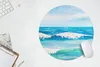 MuchoWow® Mauspad Mousepad Golf - Meer - Aquarell 50x50 cm Produktbild-Vorschau 5