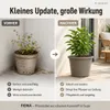 Pflanztopf Fiona Taupe Ø 20cm - Frostsicher & UV-Beständig Produktbild-Vorschau 6