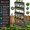 KESSER® Hochbeet mit Etagen Premium Blumenkasten Produktbild-Vorschau 2