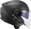 LS2 OF603 INFINITY II SOLID Jethelm XXL in schwarz Produktbild-Vorschau 3