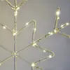 Hängende LED-Schneeflocke, 120 Micro-LEDs, warmweiß, 8 Produktbild-Vorschau 3