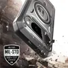 A phone case is shown falling and breaking rocks, with a certification badge. Náhľad obrázku produktu